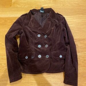 Vintage brown corduroy blazer